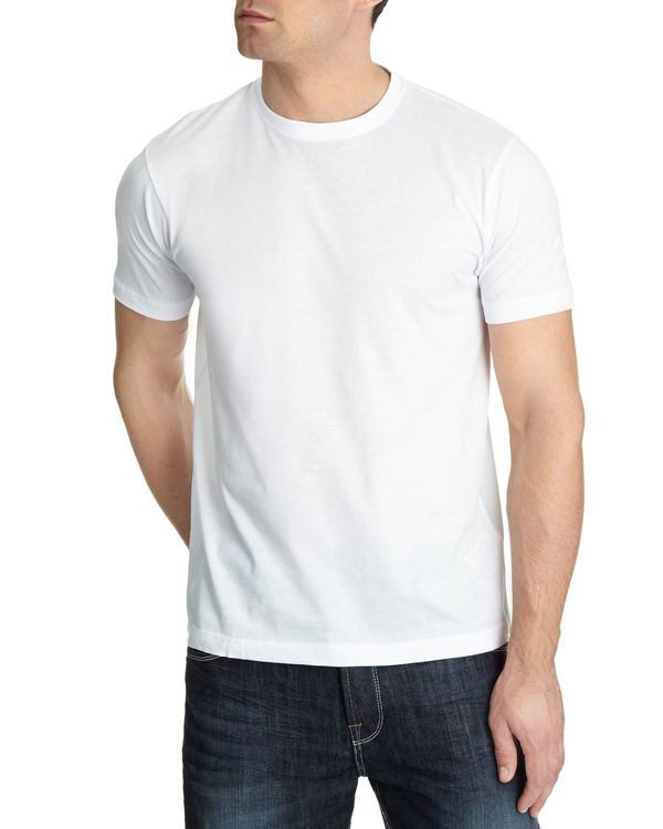 Dunnes Stores | White Mens Crew-Neck T-Shirt - 2 Pack