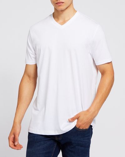 Regular Fit Mens V-Neck T-Shirt