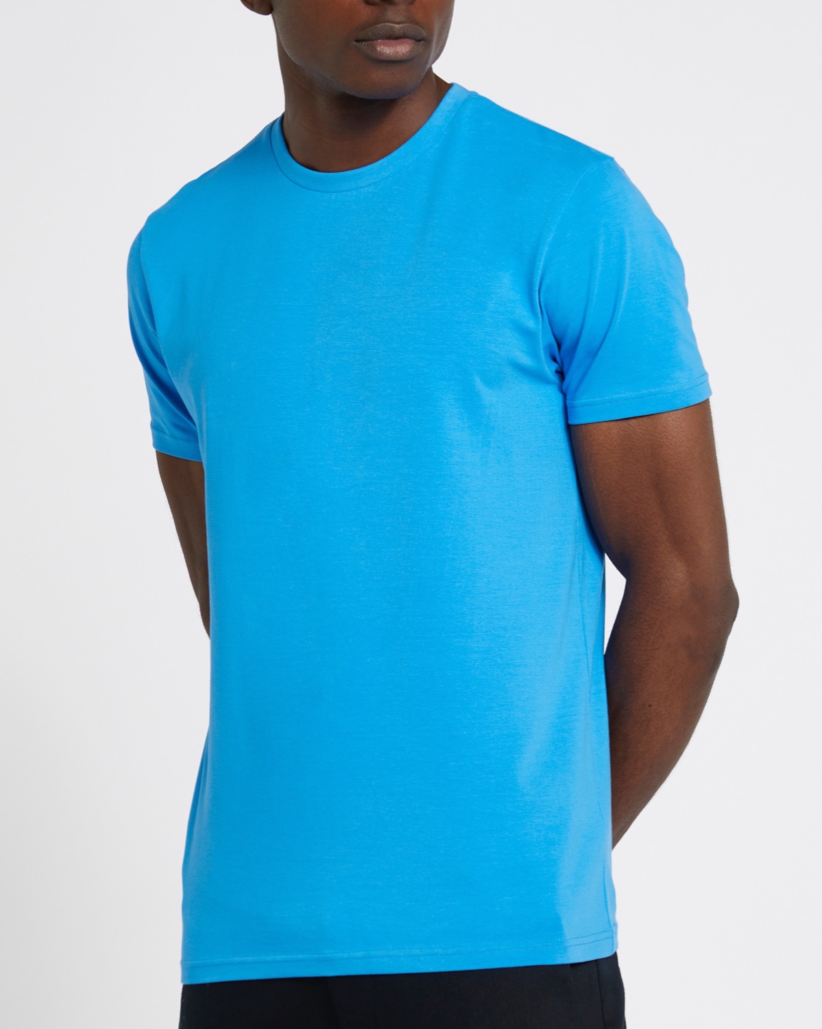 Dunnes Stores | Blue Slim Fit Crew Neck T-Shirt