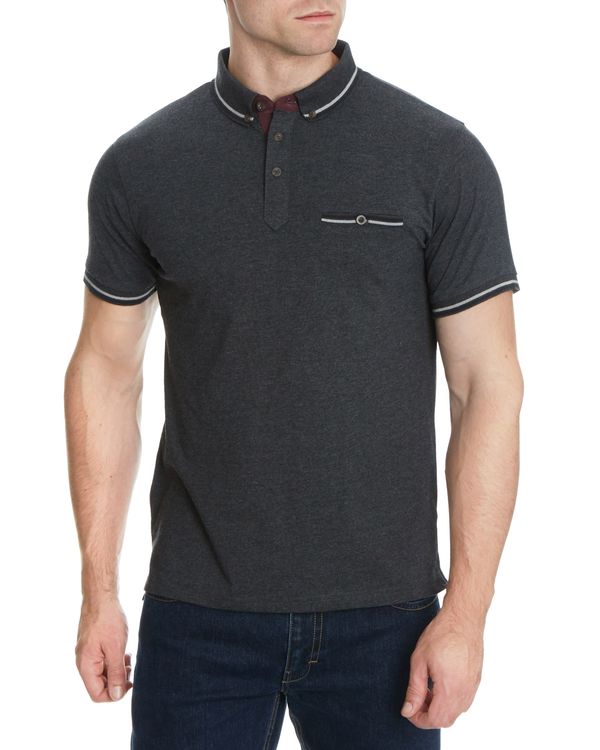 Smart Marl Tailored Fit Polo Shirt