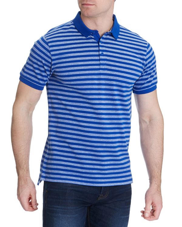 Tailored Fit Texture Stripe Polo
