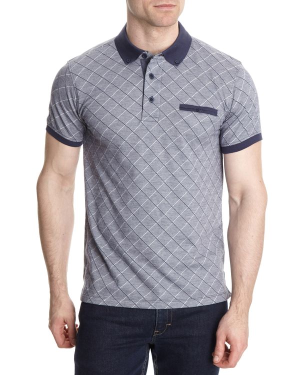 Tailored Fit Jacquard Polo