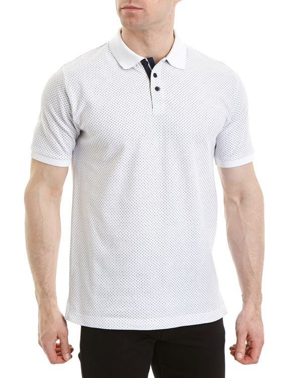 Regular Fit All Over Print Polo