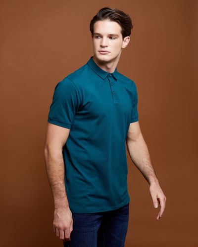 Slim Fit Solid Colour Polo Shirt thumbnail
