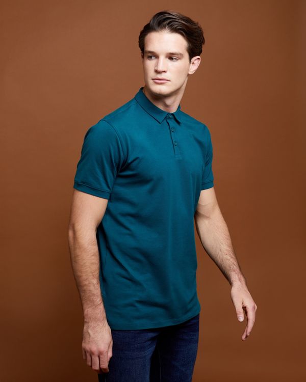 Slim Fit Solid Colour Polo Shirt