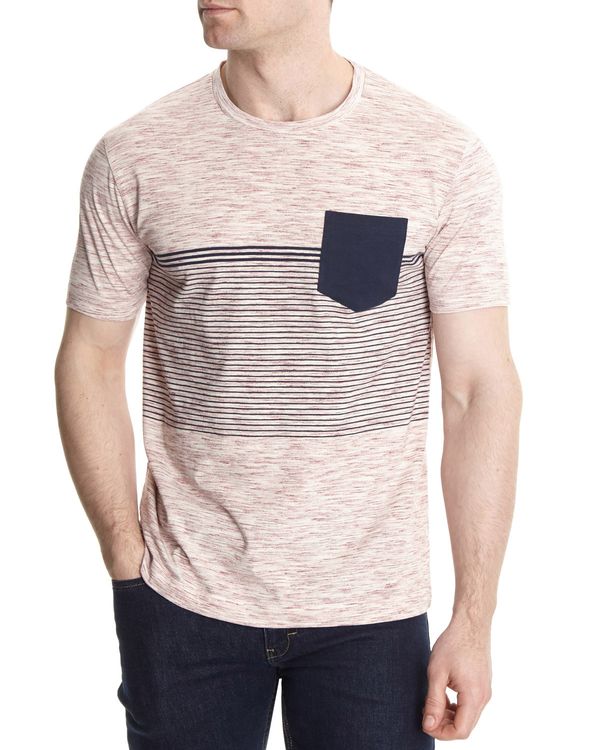 Regular Fit Printed Stripe T-Shirt