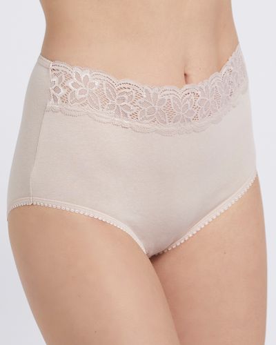 Lace Cotton Rich Full Briefs - Pack of 5 thumbnail