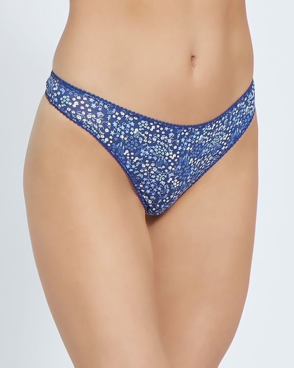 Print Cotton Rich Thongs - Pack of 5