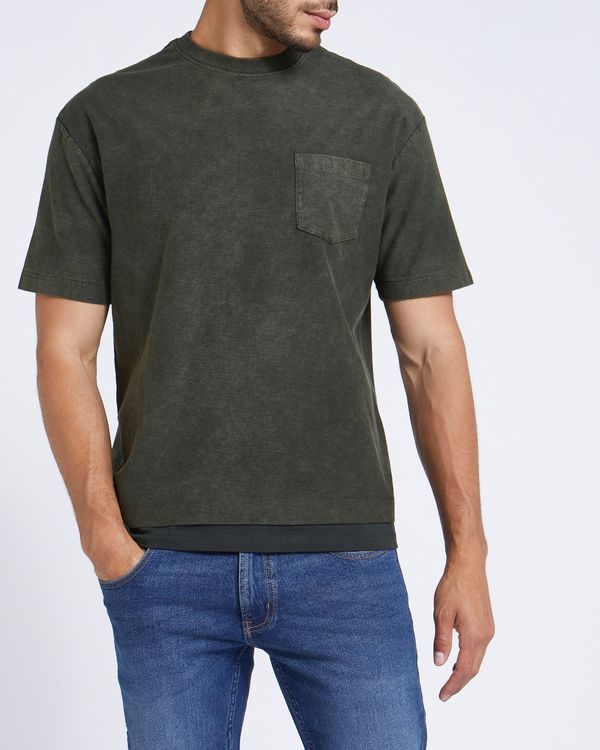 Relaxed Fit Acid Pocket T-Shirt