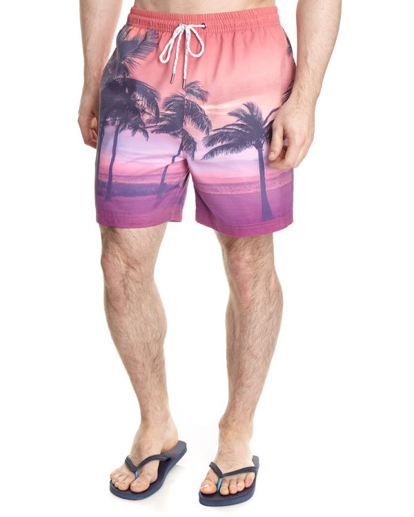 Photo Print Swim Shorts