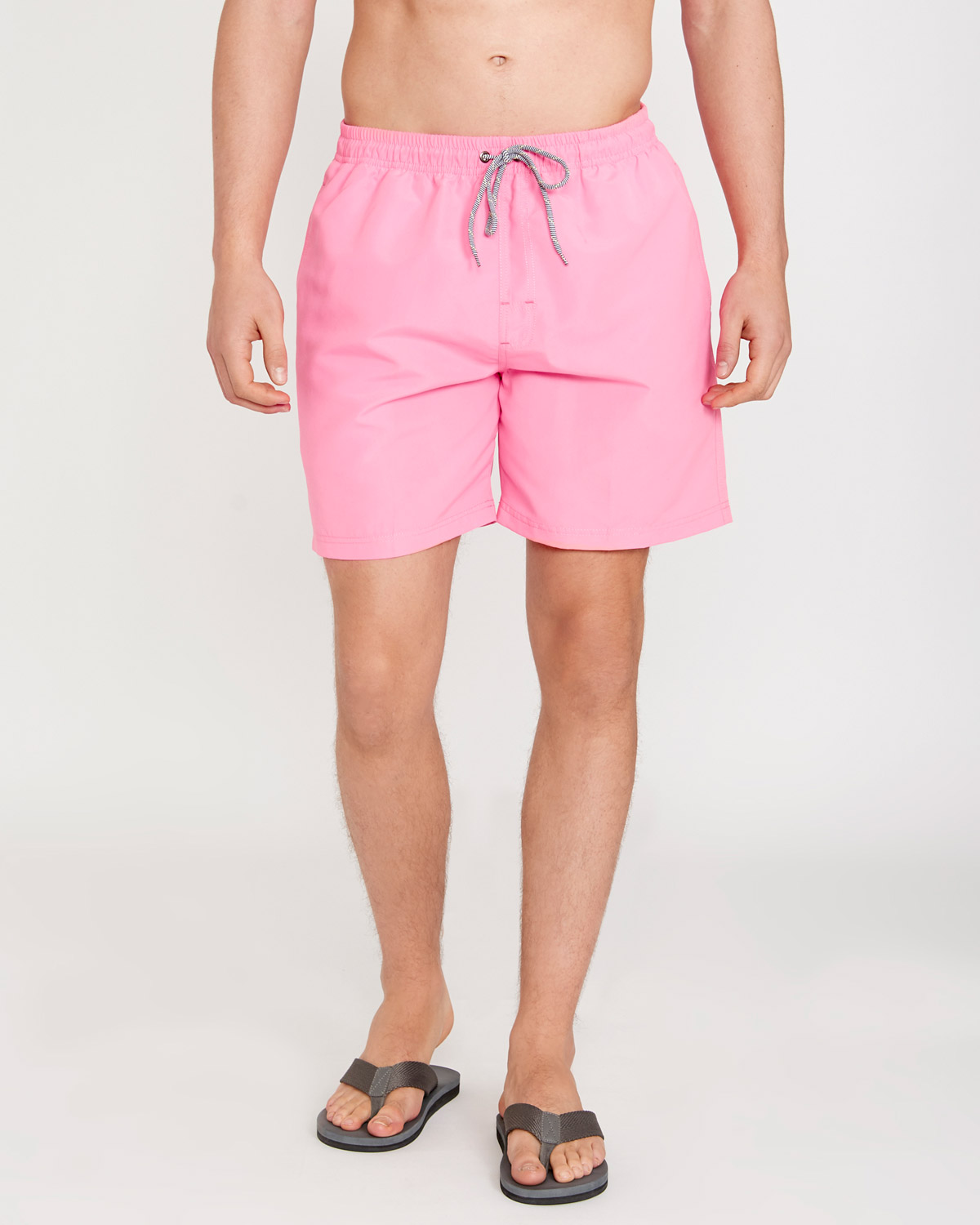 Dunnes Stores | Light-pink Regular Fit Basic Swim Short