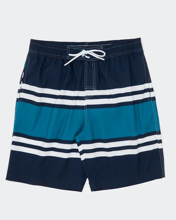 Dunnes Stores | Navy-stripe Stripe Board Shorts