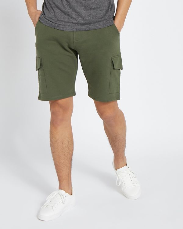 Fleece Cargo Shorts