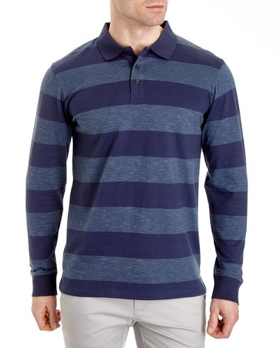 Regular Fit Long Sleeved Striped Polo thumbnail