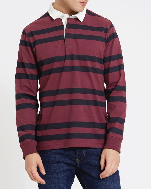 Regular Fit Long-Sleeved Rugby Top
