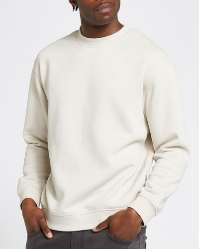 Relaxed Fit Crew Neck Sweatshirt