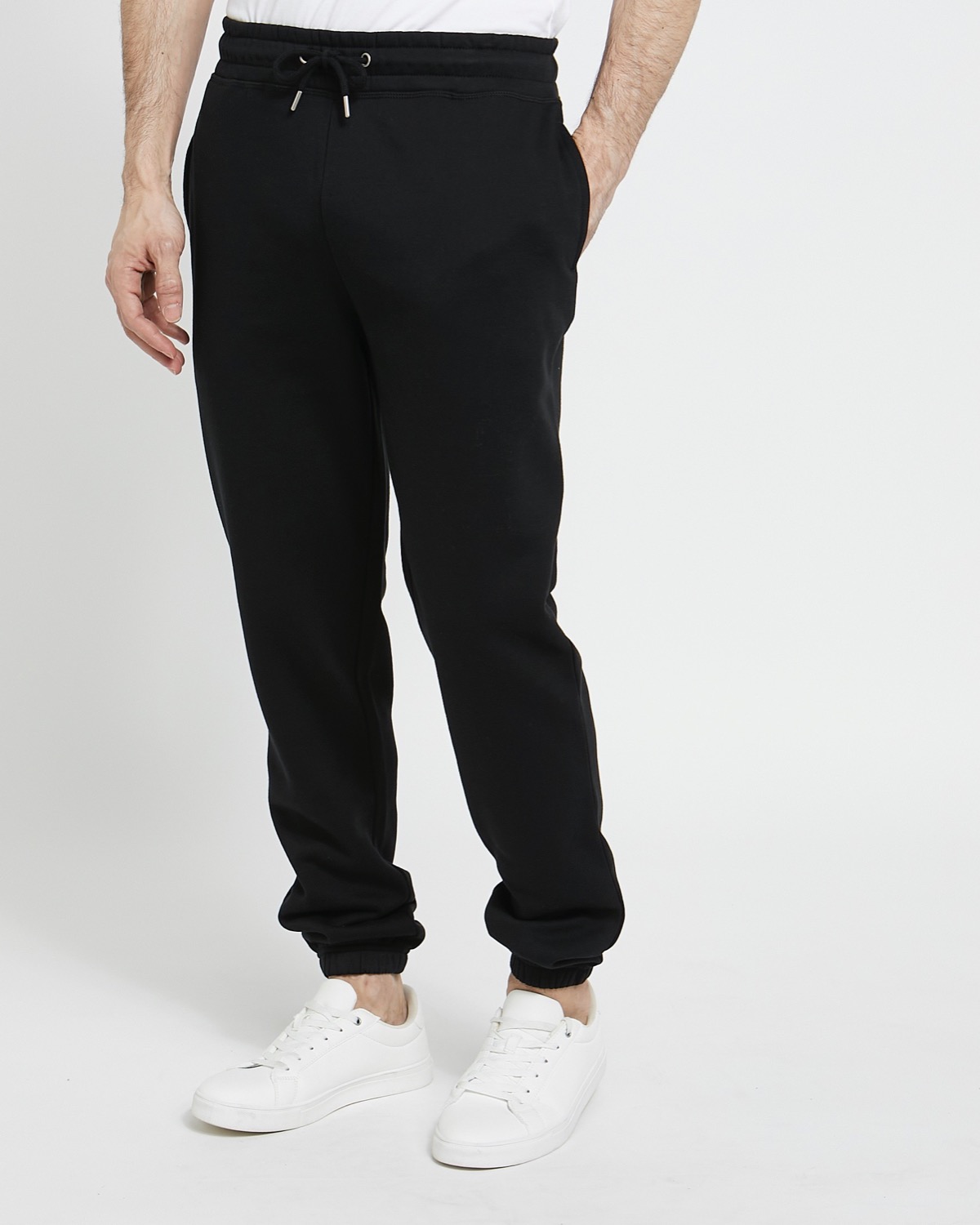 Dunnes Stores | Black-black Basic Cuffed Joggers