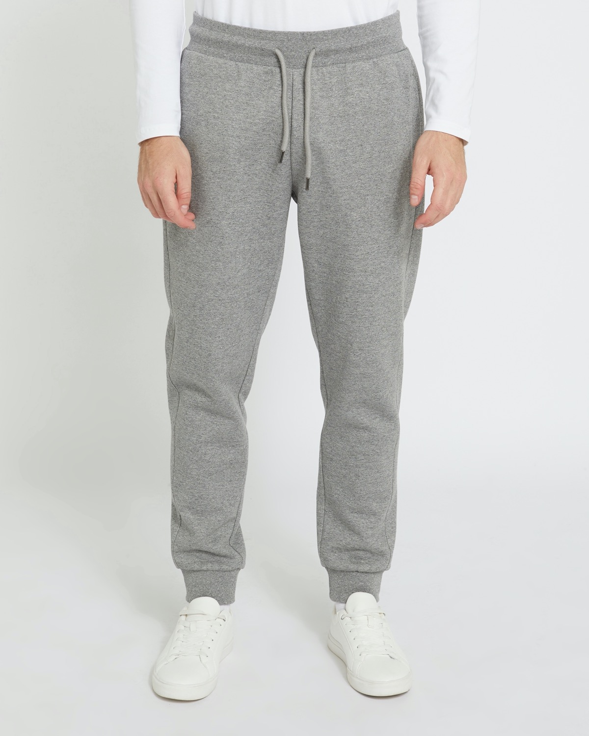 Dunnes Stores | Grey-marl Grindle Cuffed Joggers