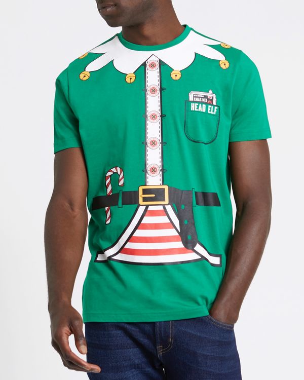 Regular Fit Elf Christmas T-Shirt