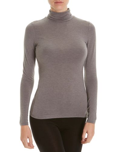 Thermal Heat Activate Long Sleeved Polo Neck Top thumbnail