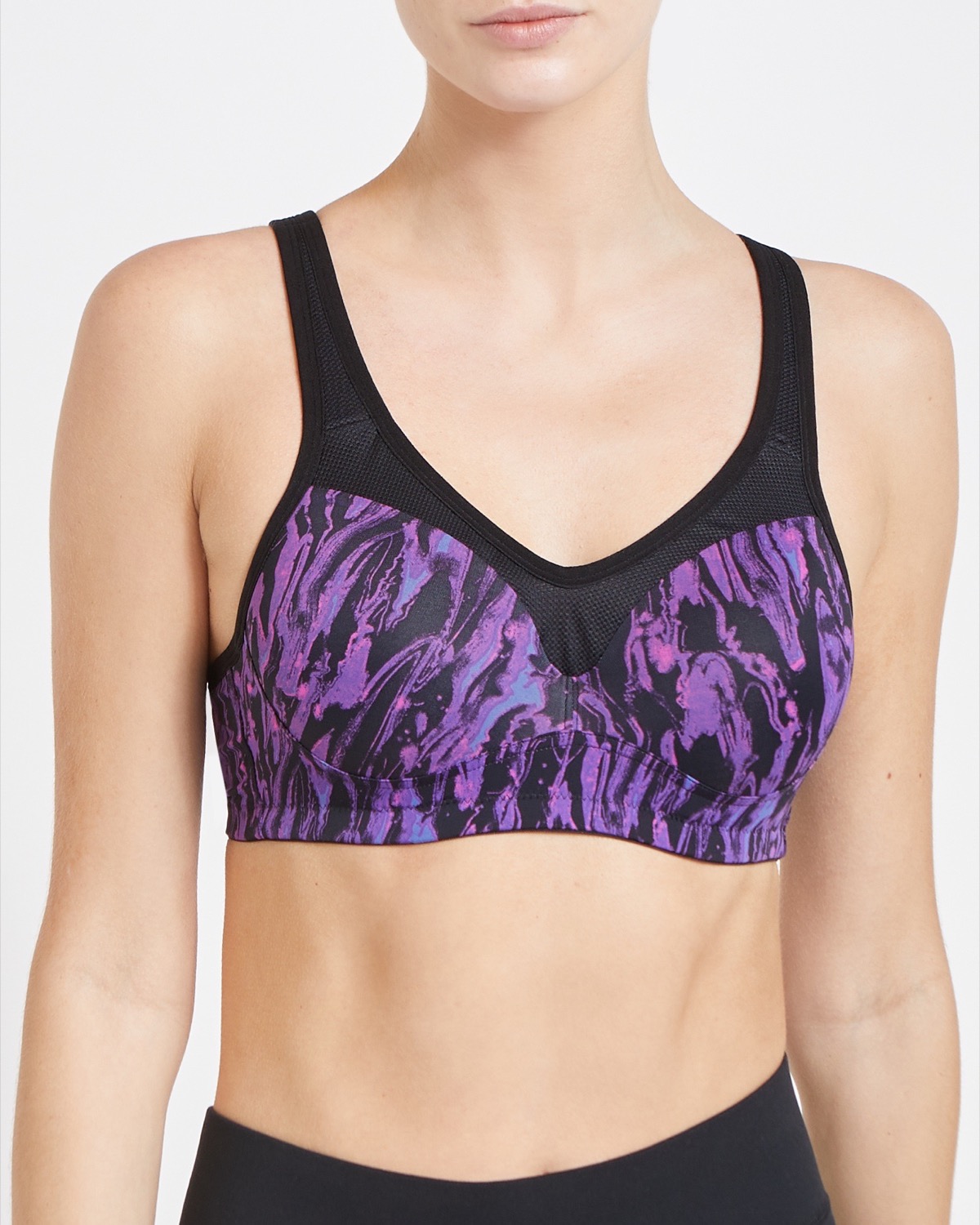Dunnes Stores  Print High Impact Underwired Sports Bra