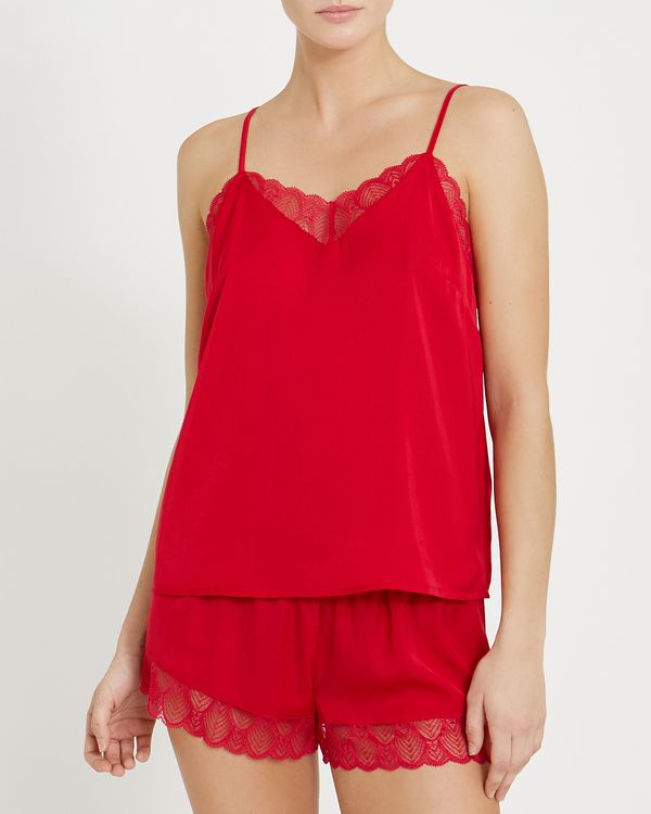 Ruby Satin Camisole