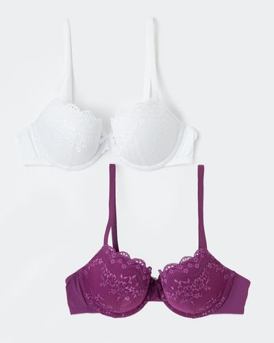Sweet Lace T-Shirt Bras - Pack Of 2 thumbnail
