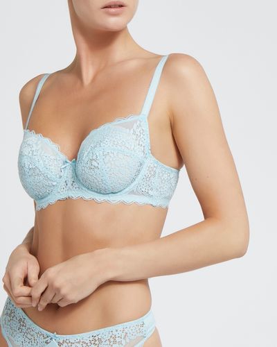 Mia Wired Non-Padded All-Over Lace Balcony Bra thumbnail