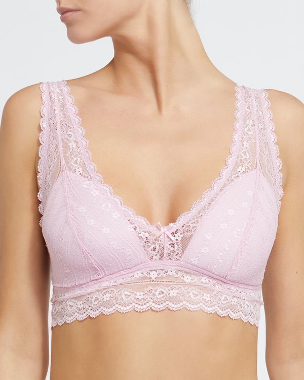 Sara Non-Wired All-Over Lace Bralette