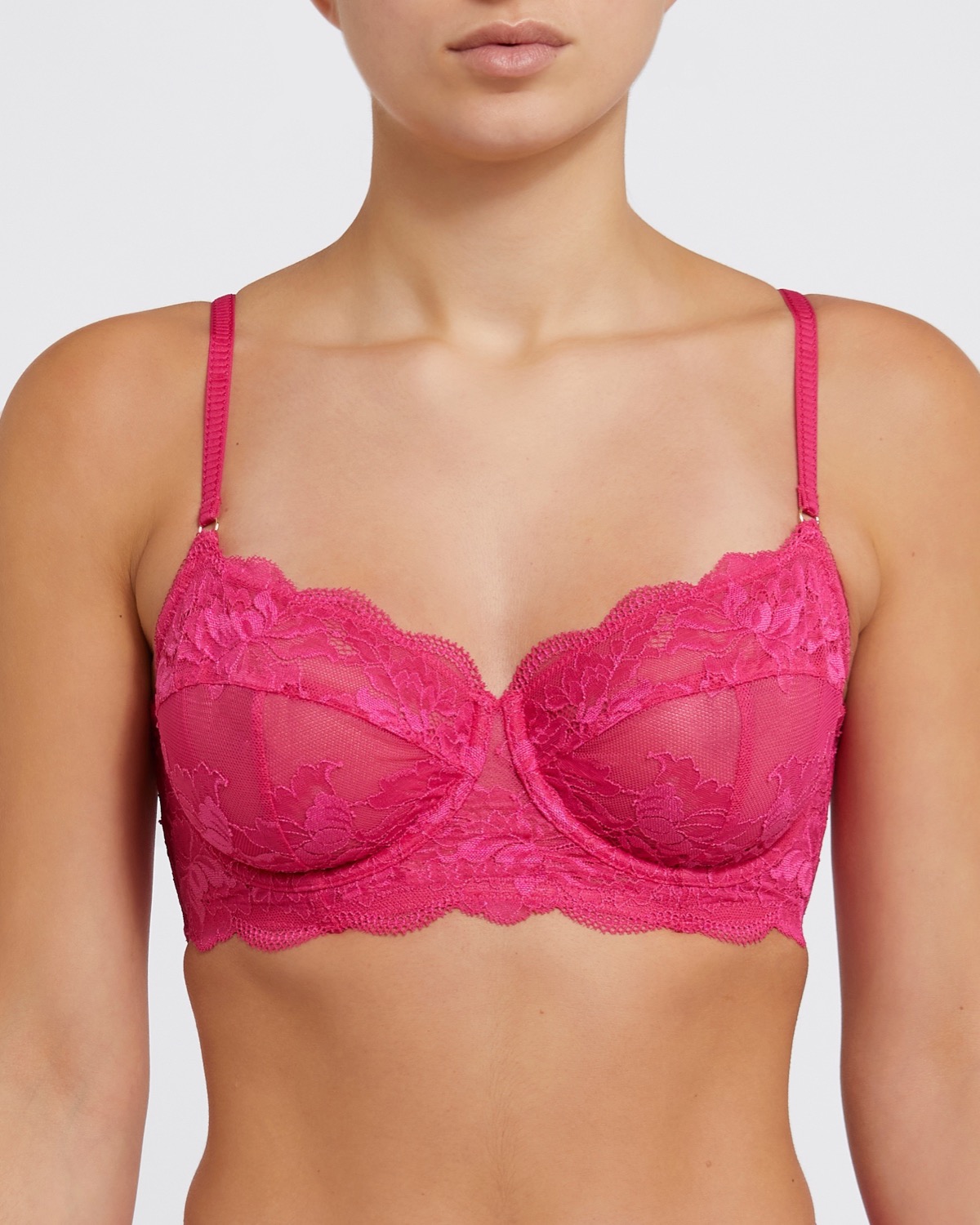 Dunnes Stores  Bright-pink Bella Non-Padded Bra