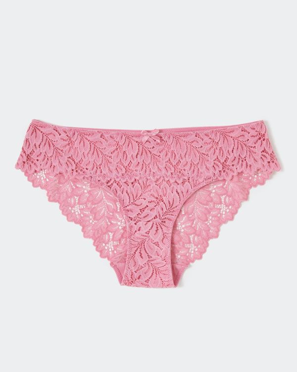 Dunnes Stores | Pink Lace Brief