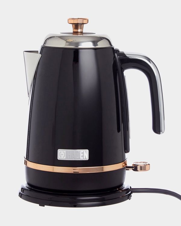 Haden Black And Rose Gold Kettle