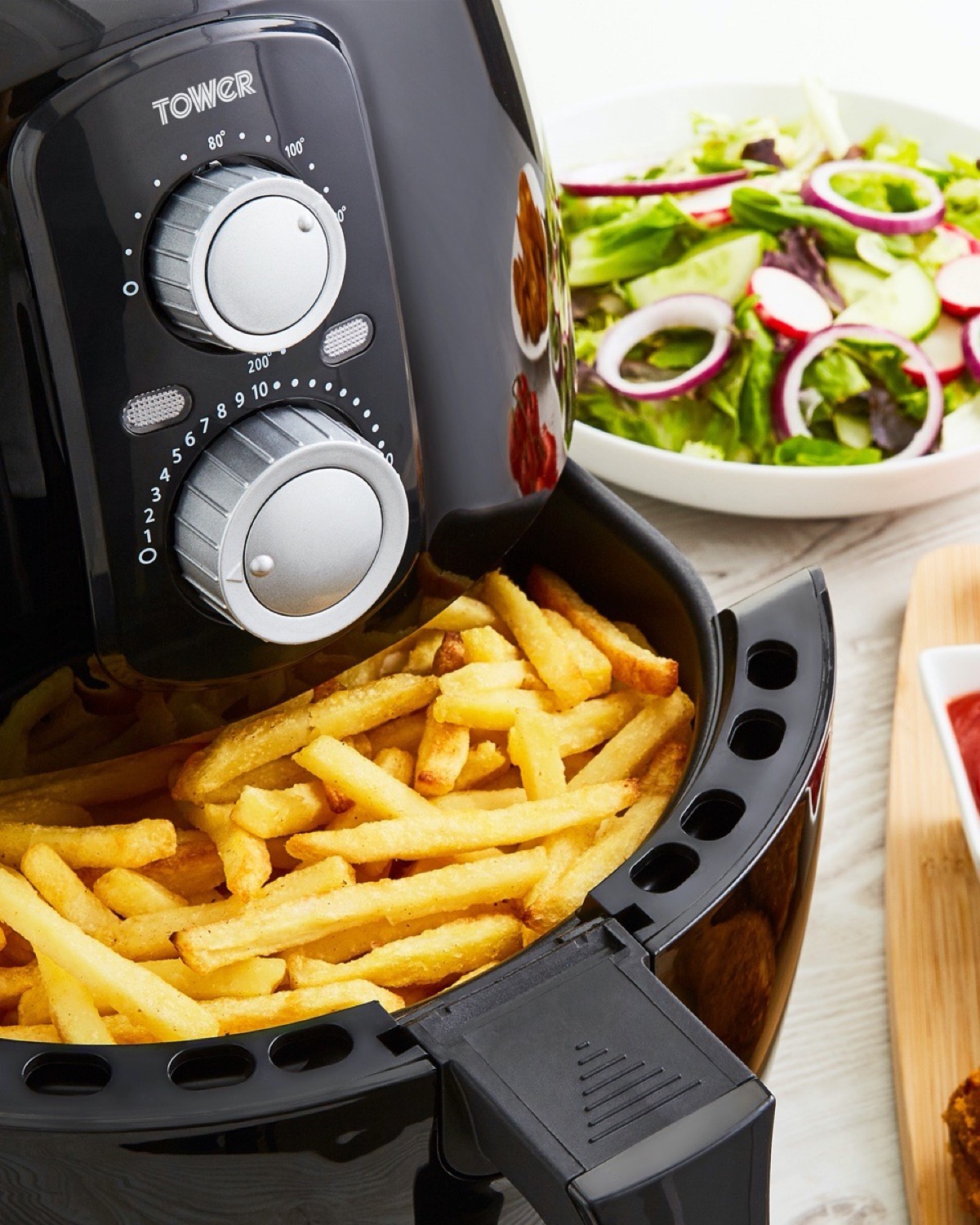 Dunnes Stores  Black Tower Vortx 6L Eco Saver Air Fryer With Viewing Window
