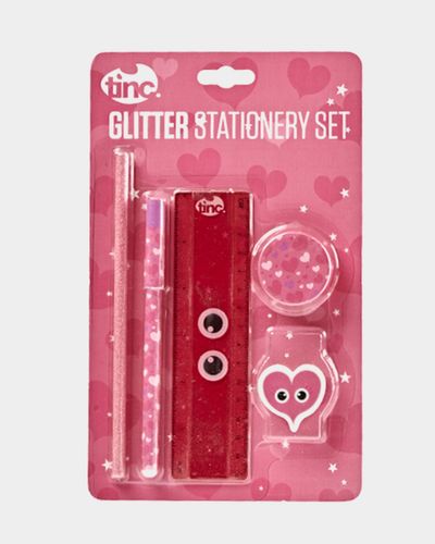 Glitter Stationery Gift Set - Metallic Rose thumbnail