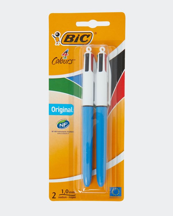 Bic 4 Colour Pen Twin Pack