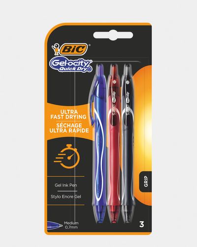 Bic Gelocity Assorted Pens - Pack Of 3 thumbnail
