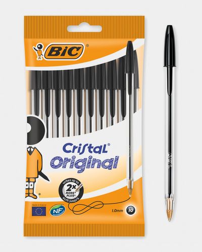 Bic Cristal Pen Black - Pack Of 10 thumbnail