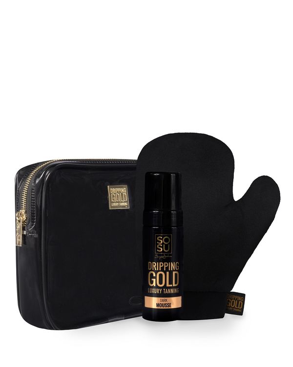 SOSU Dripping Gold Perfect Pair Dark  Luxury Tanning Mousse Gift Set