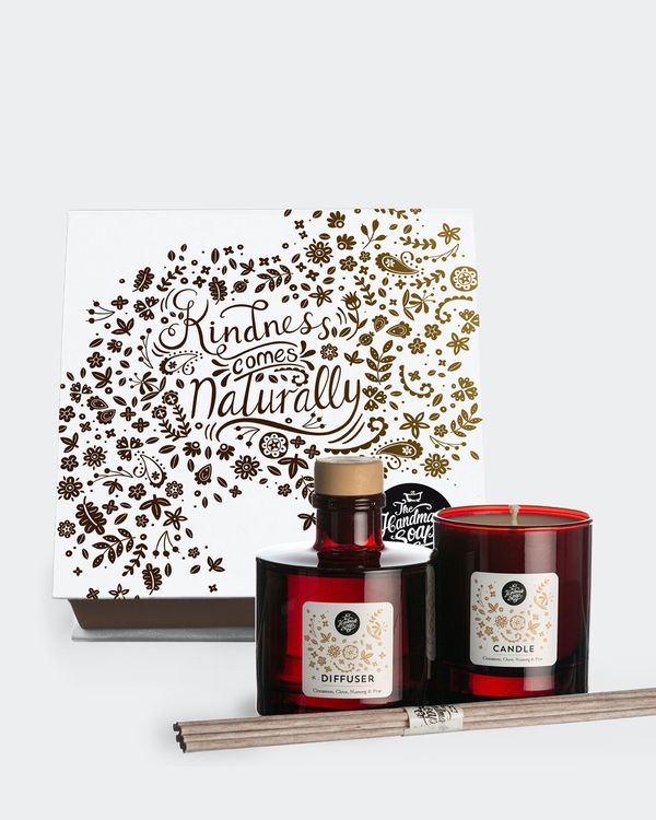 The Handmade Soap Company - Cinnamon Candle and Diffuser Set