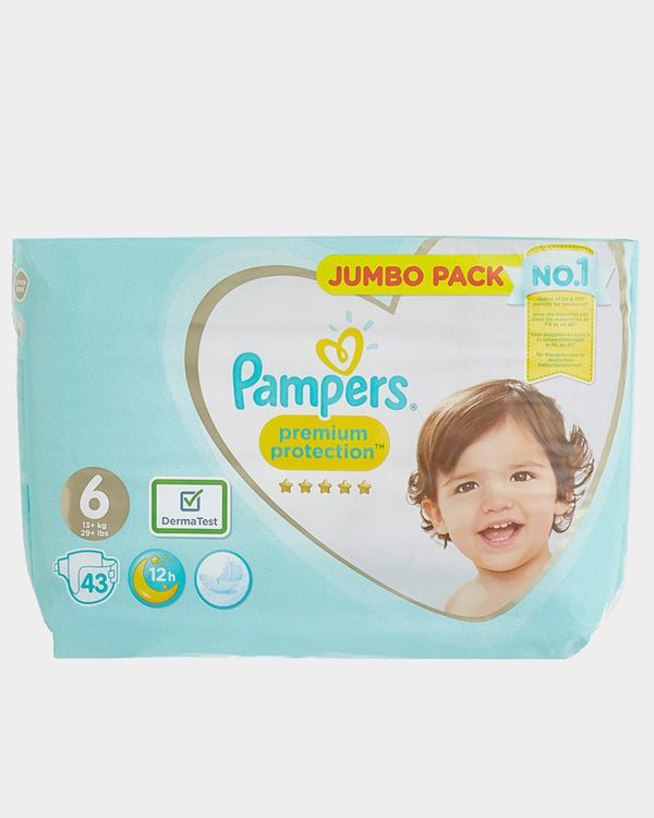 Pampers Premium Protection Jumbo Size 6: 43 Nappies