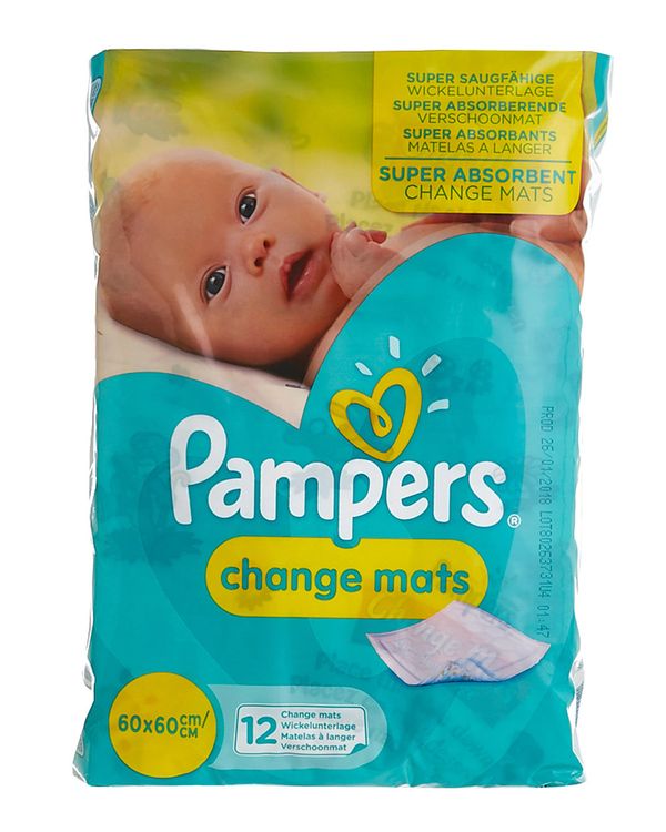 Pampers Change Mats - Pack Of 12