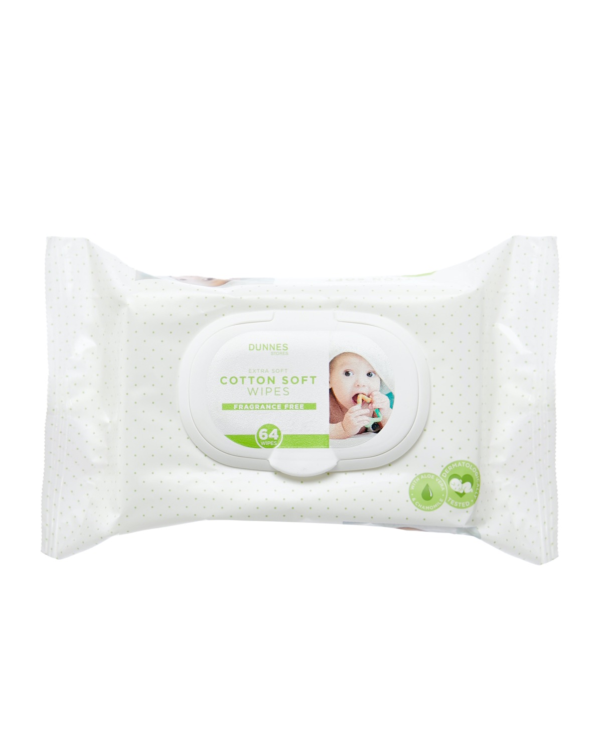 Dunnes Stores Baby Wipes Fragrance Free - Pack Of 64 thumbnail