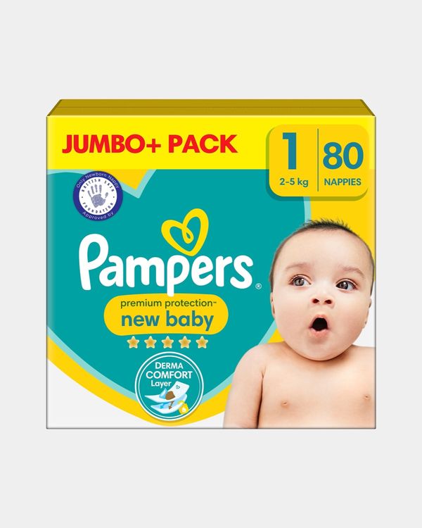 Pampers New Baby Size 1 Jumbo - Pack Of 80