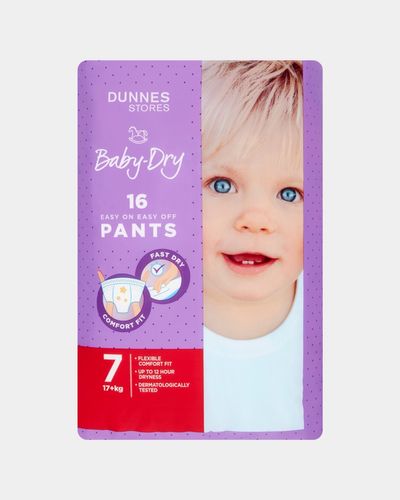 Dunnes Baby Dry Pants Size 7 - Pack Of 16 thumbnail