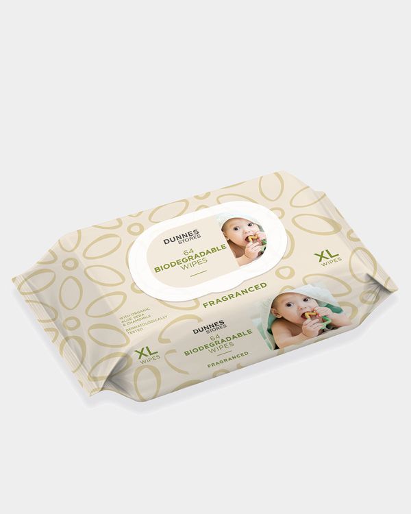 Dunnes Stores Bio XL Fragranced Wipes - Pack Of 64