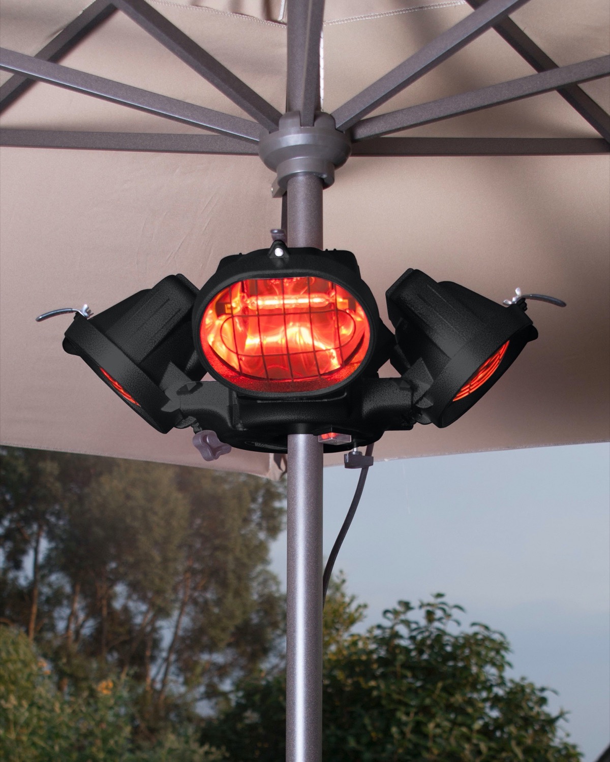 | Black Heatmaster Parasol Heater