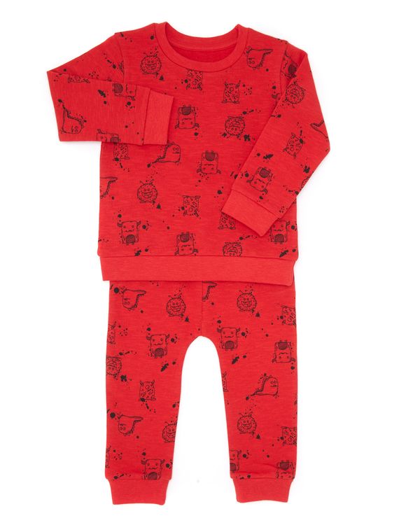 All-Over Print Monster Jog Set (6 months-4 years)