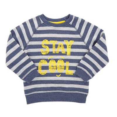 Toddler Stripe Crew-Neck Sweatshirt thumbnail