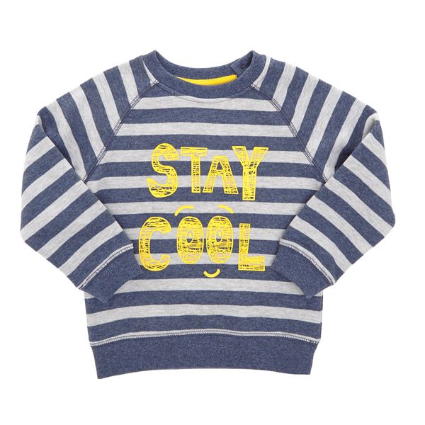 Toddler Stripe Crew-Neck Sweatshirt