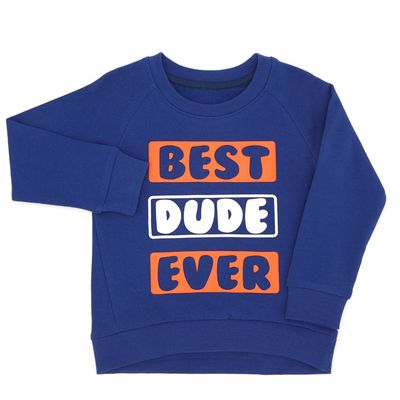 Toddler Best Dude Crew-Neck thumbnail